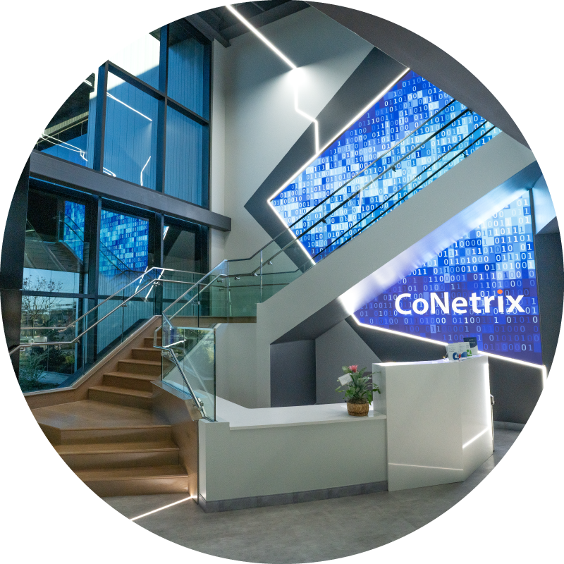 CoNetrix Lobby Circle